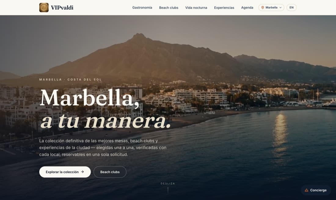 VIPValdi — Todo Marbella, en un solo lugar